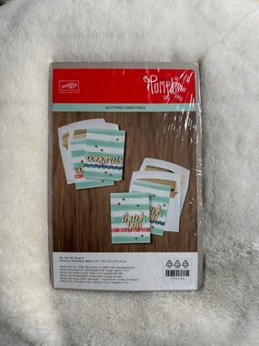 NWT Stampin' Up! Paper Pumpkin REFILL pack for Glittered Greetings card kit